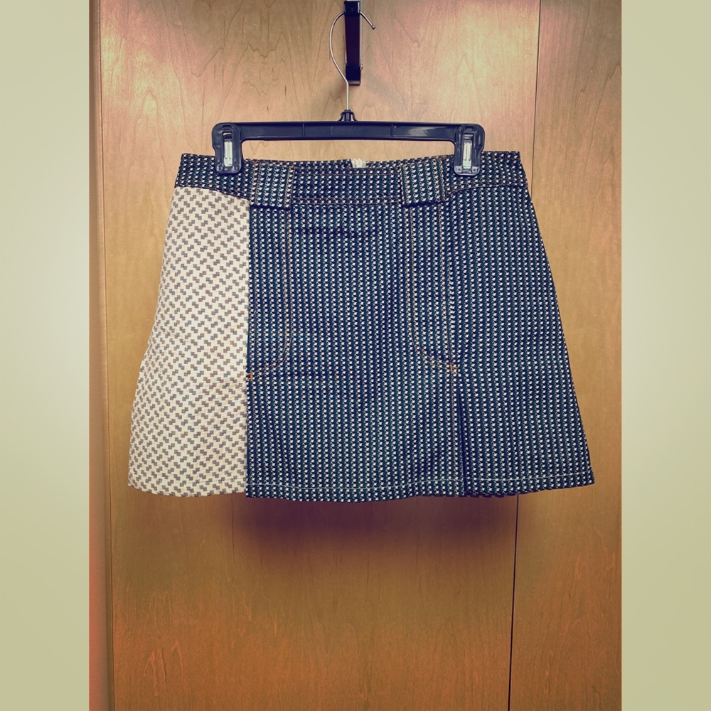 Custo Barcelona mini skirt, paneled Sz 6